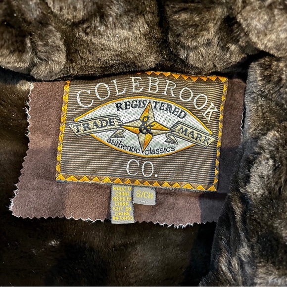 VINTAGE SHEEPSKIN SHEARLING “MARLBORO MAN” COAT JACKET WESTERN TRUCKER L BROWN - Picture 13 of 14